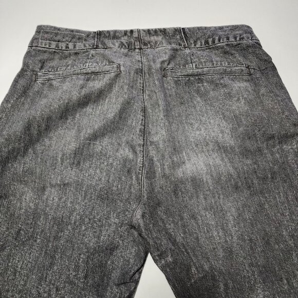 Rag & Bone Silver Chambray High Rise Pleated Aberdeen Trousers - Picture 3 of 6